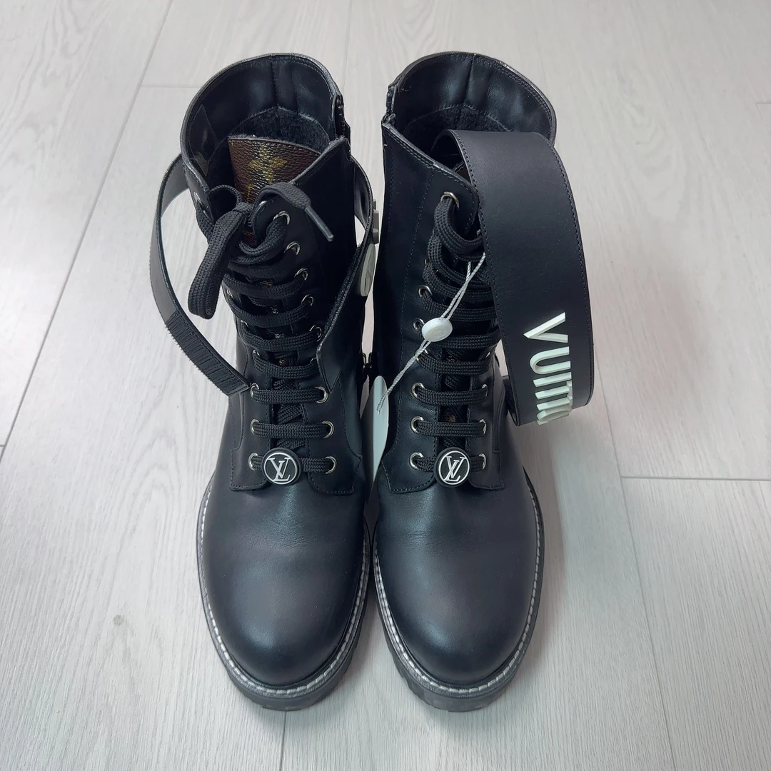 95新 LouisVuitton/路易威登 黑色靴子37.5码/251124ZLJAB04