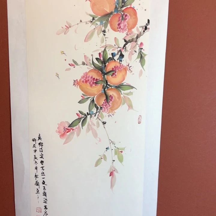 国画听兰老师花鸟