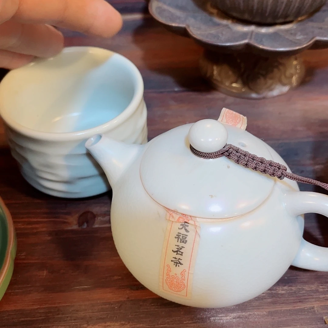 陶瓷香炉茶具摆件