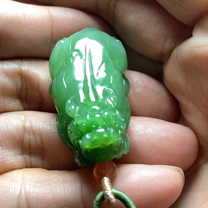 和田玉（碧玉）挂件未镶嵌