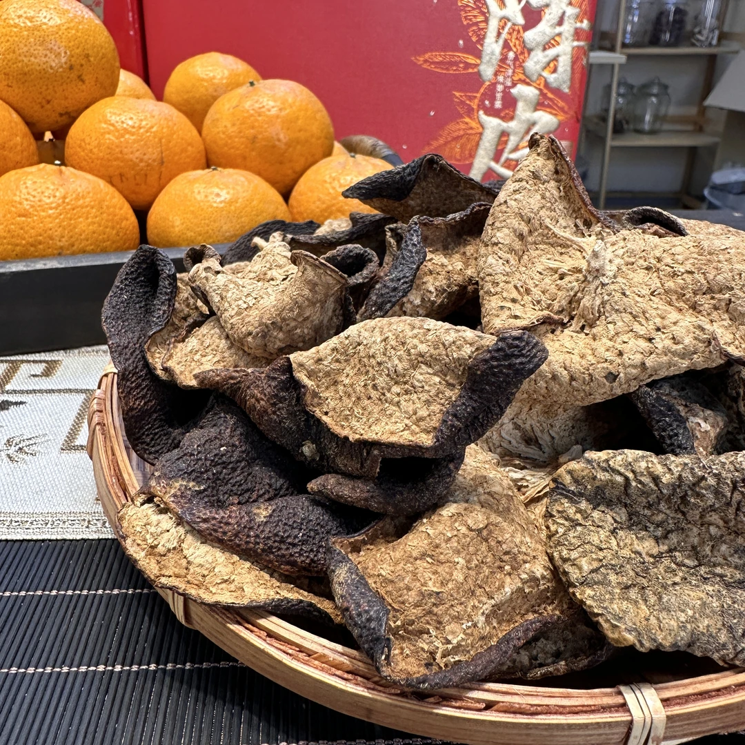 【2018年东甲大方冲圈枝冬后皮】新会陈皮 狗腩冬后皮 糯甜润滑