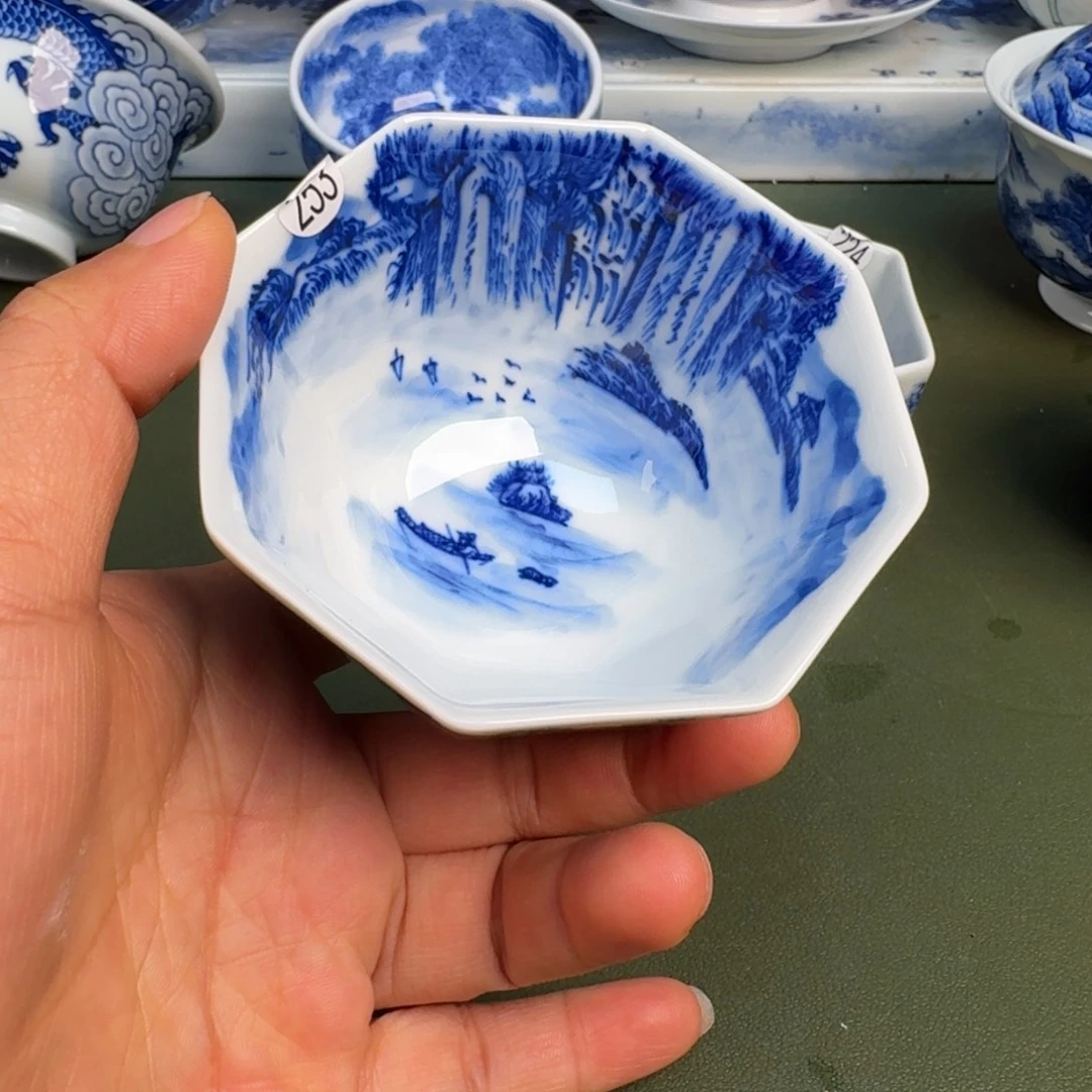 瓷景德镇纯手绘茶具圆圆253