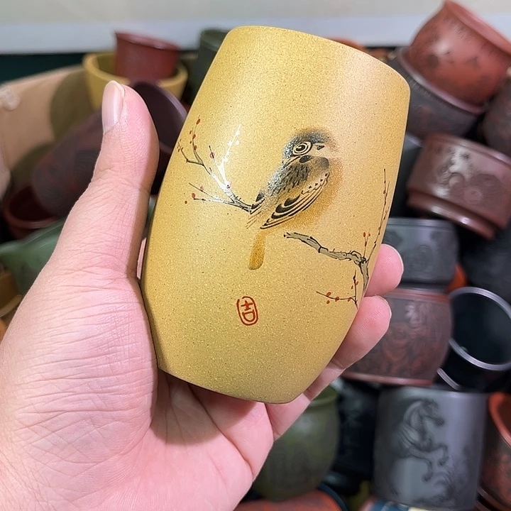 茶杯紫砂全手工紫砂主人杯