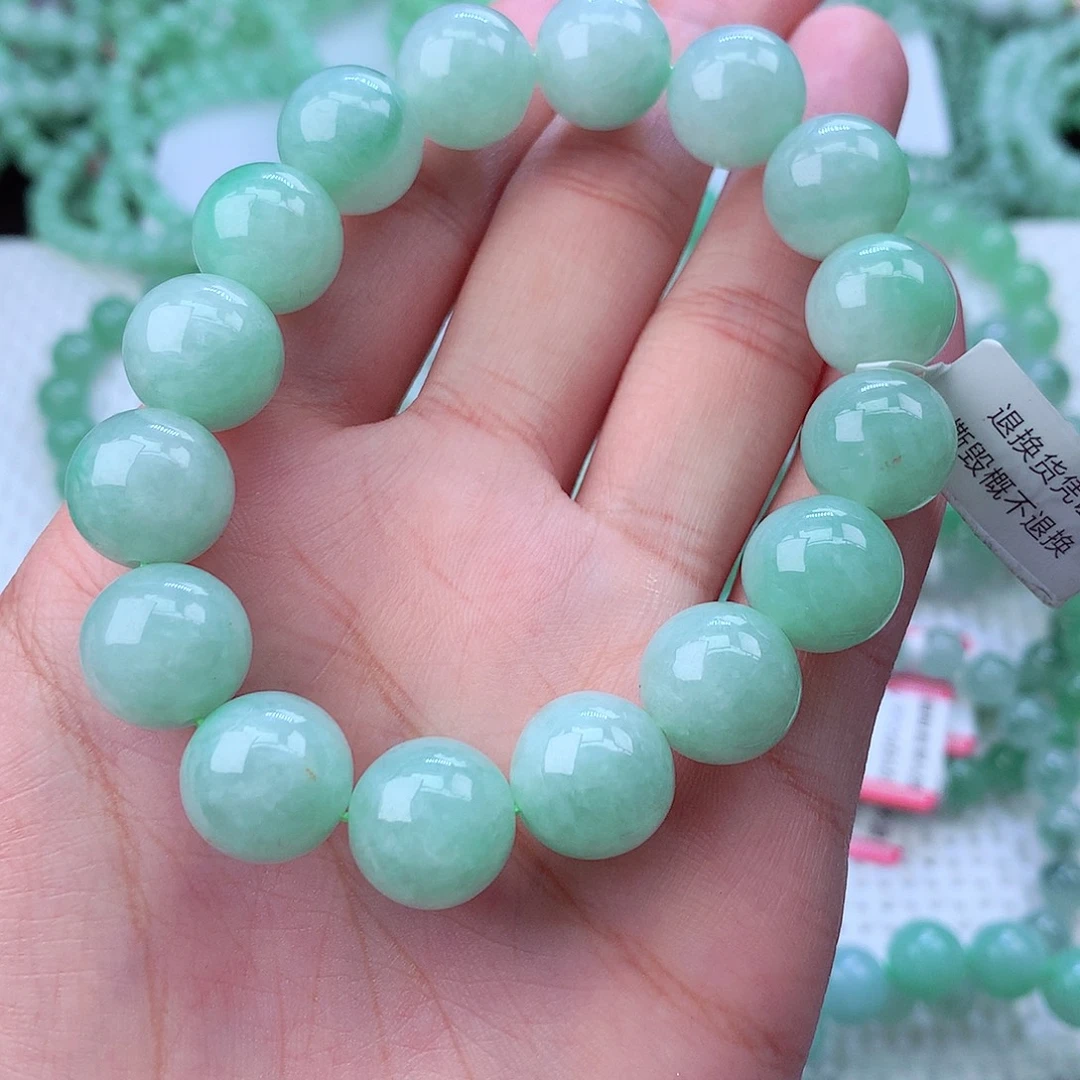 翡翠未镶嵌毛衣链