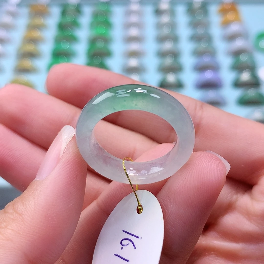 未镶嵌戒指翡翠1617圈