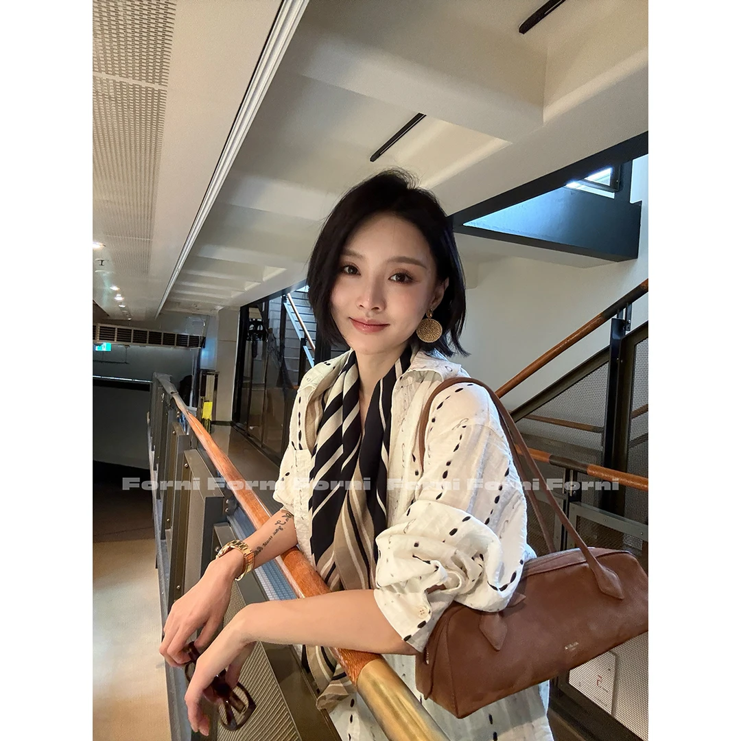 FORNI 麦德林 高智老钱风条纹衬衫长裤套装