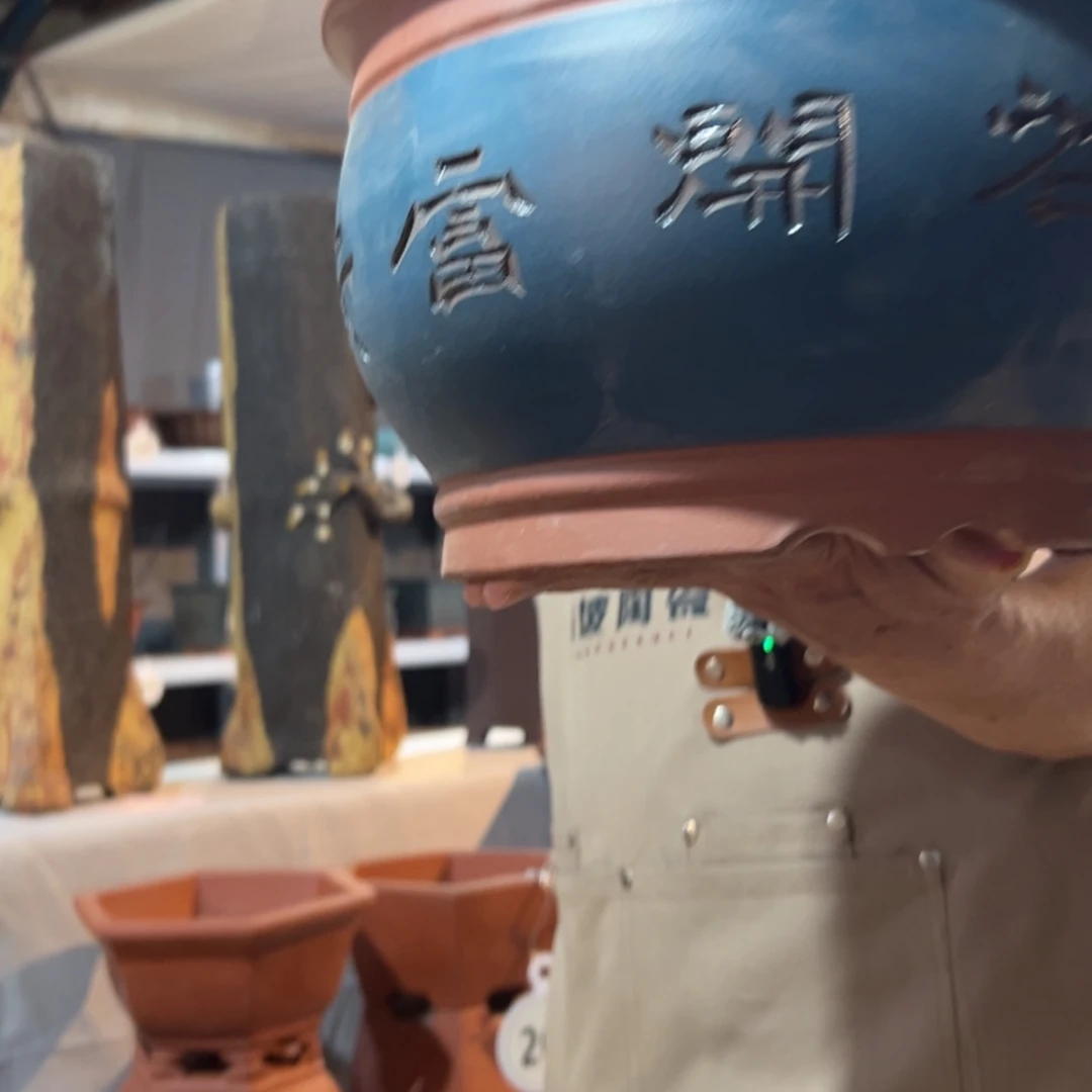 鼓圆盆蓝色大号一个