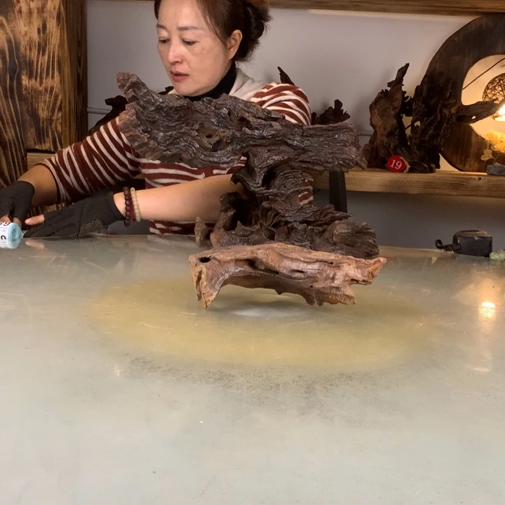 ╭***╮天然的云南紫柚木会黄水