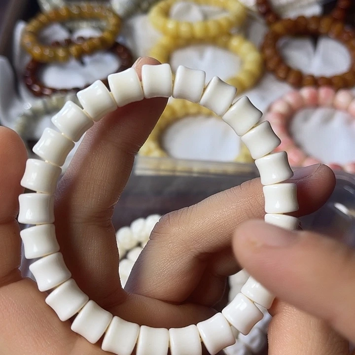 嘟***时驼骨手串/手链鹿骨竹节