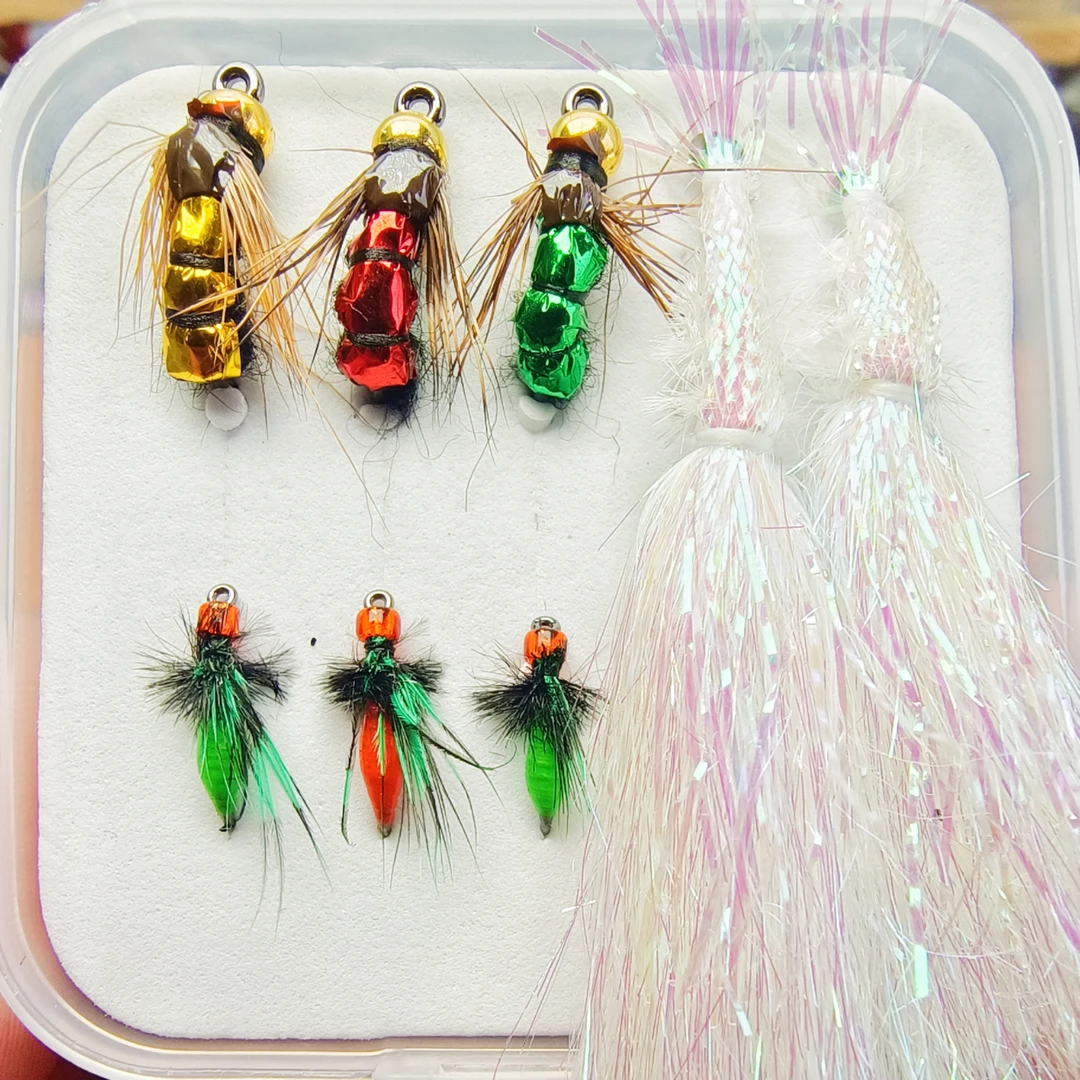 【路亚新手入门装备】纯手工格里菲斯路亚假饵白条马口专用飞蝇钩