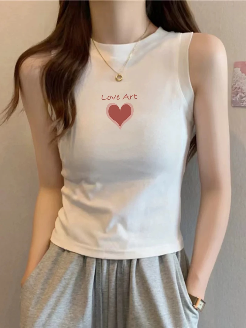 吊带背心夏季新款无袖上衣宽肩百搭INS风西装内搭清冷贵系感T恤女