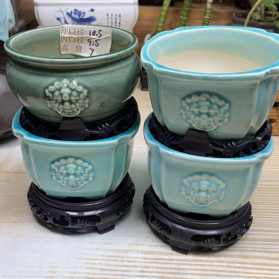 瓷片陶瓷花盆陶瓷艺术