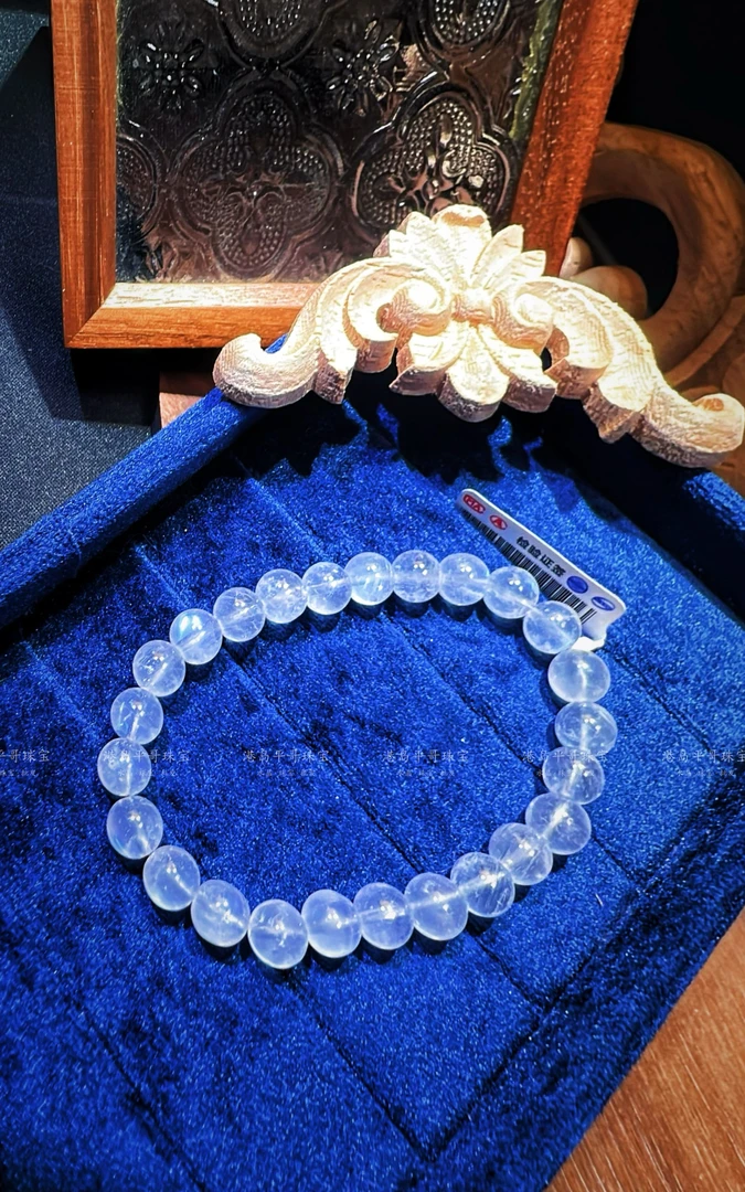 高品强光蓝月光手串多样性发货发其一FDB5