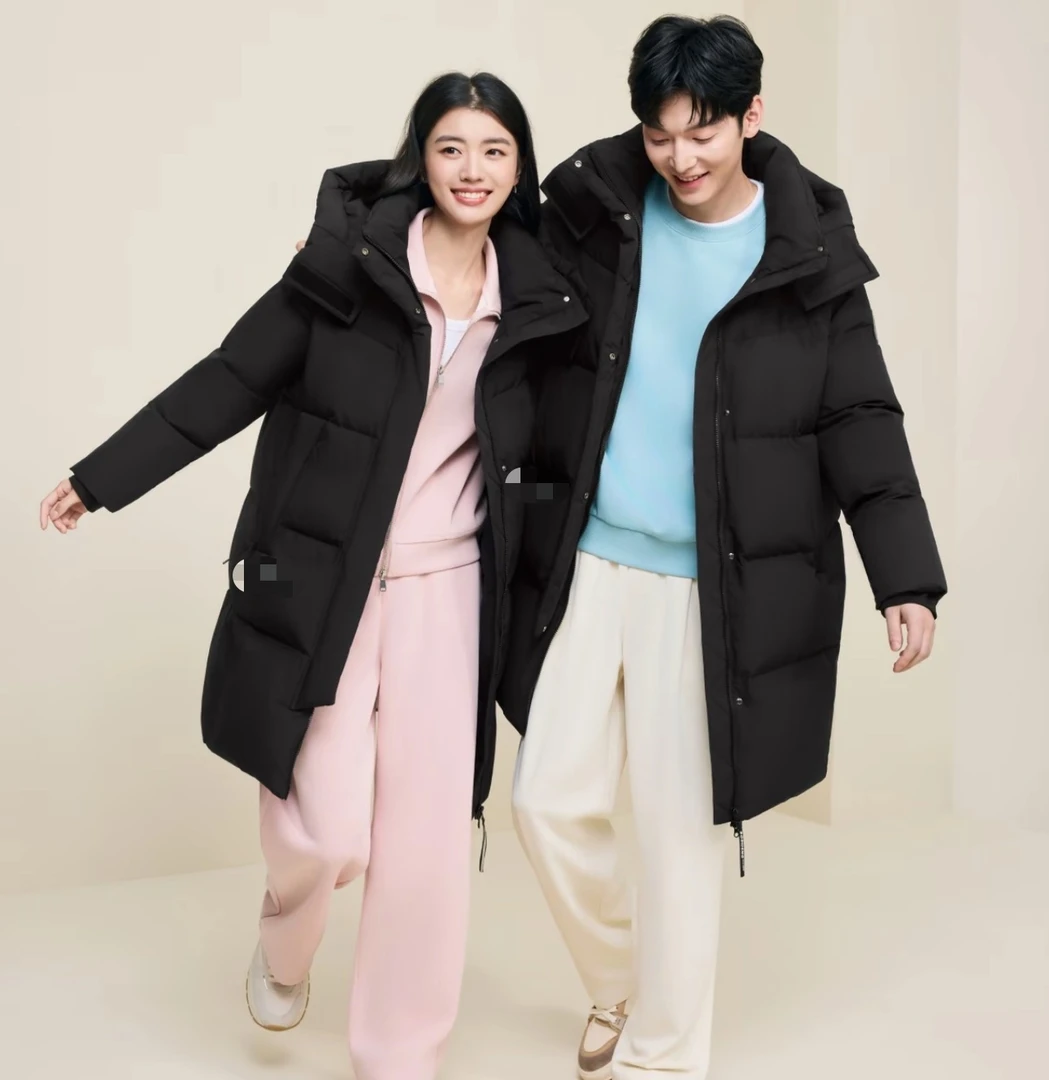 2025新款加厚羽绒服连帽保暖男女同款外套YR1537
