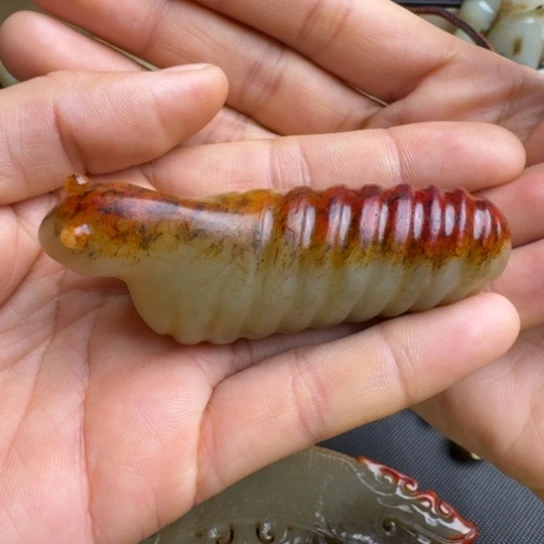 和田玉挂件未镶嵌画***明