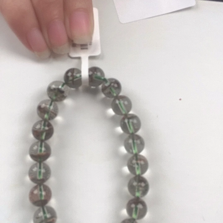 未镶嵌手链烟晶卡9+绿幽灵