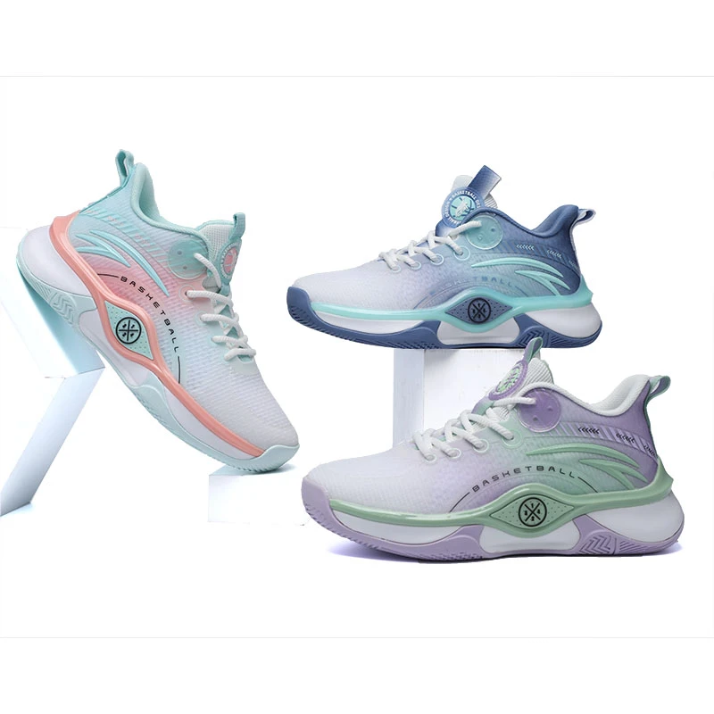 男鞋2025秋季新款时尚百搭运动鞋实战减震摩擦有声篮球鞋20581