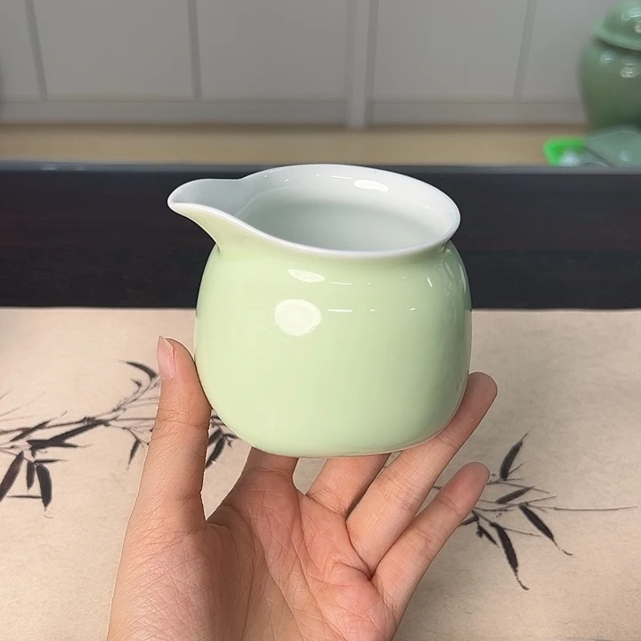 龙泉云间青瓷小米茶器