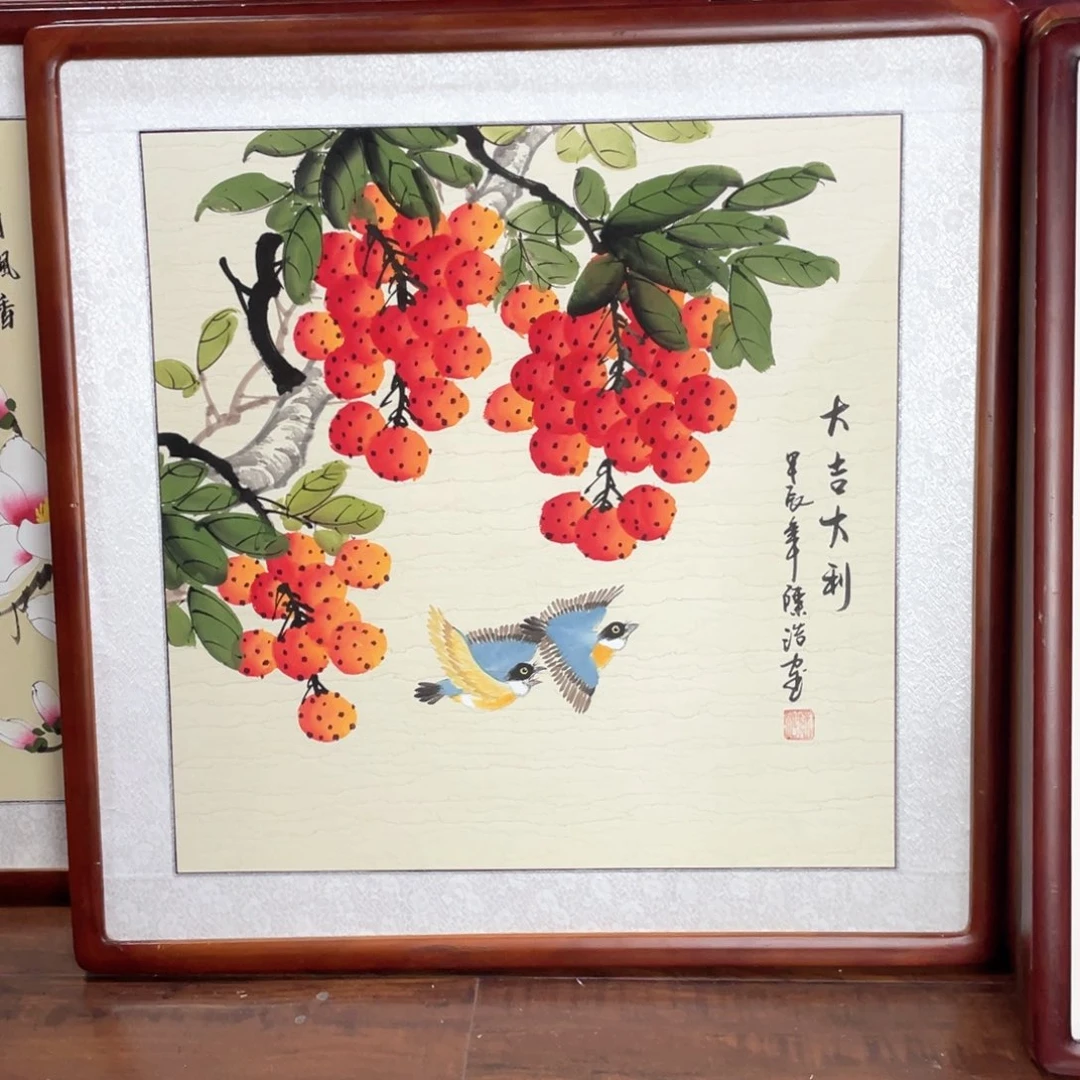国画带框尺寸 63*63厘米