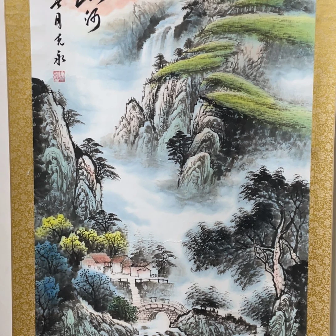 国画老师手笔手绘作品n