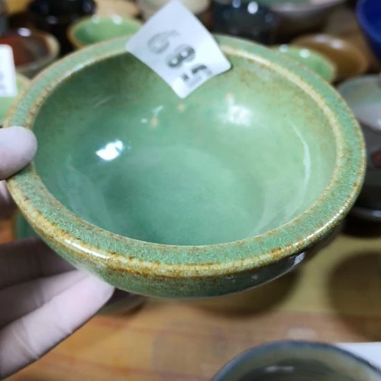 清***忍瓷片磁州窑五厂盘碗壶杯有瑕疵