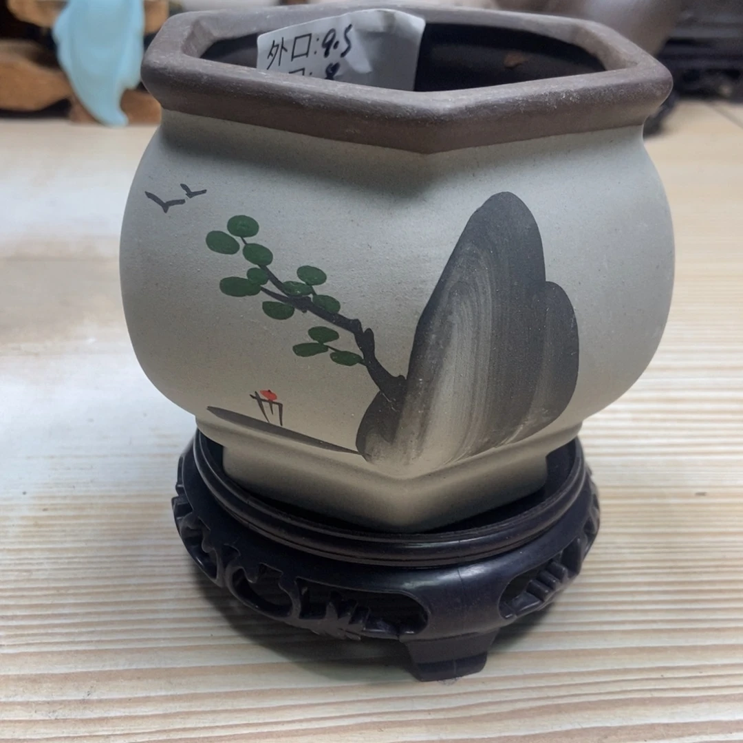 瓷片陶瓷花盆陶瓷艺术