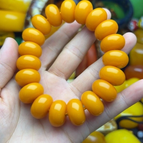 未镶嵌琥珀手链蜜蜡