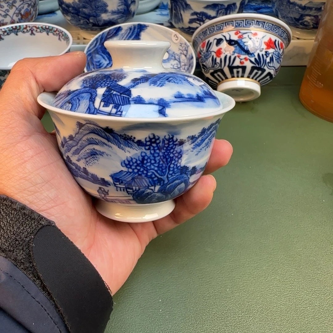 纯手工纯手绘茶具石头62