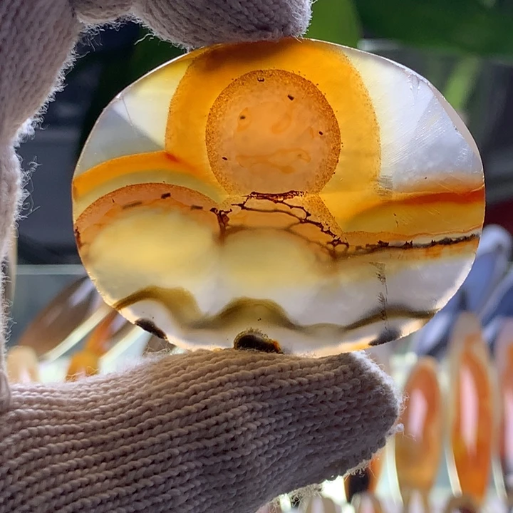 未镶嵌玛瑙/玉髓珠宝半成品72