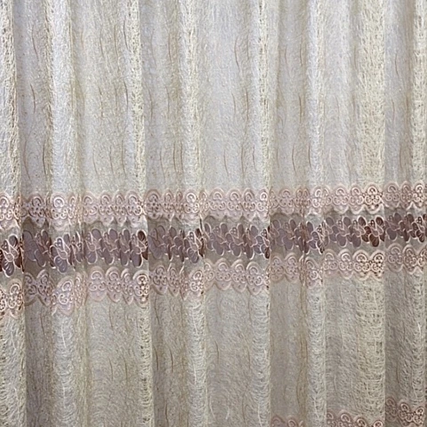 金咖色鸟巢纱4米对开