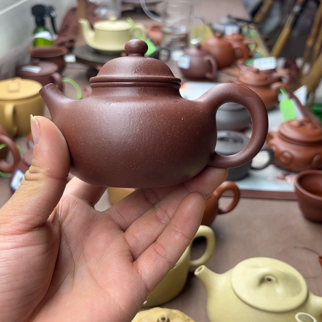紫砂茶壶底槽清容天150左右