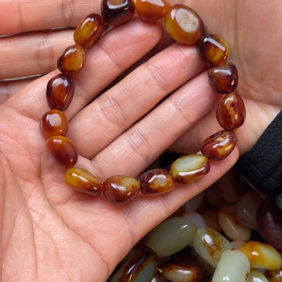 和田玉手链未镶嵌