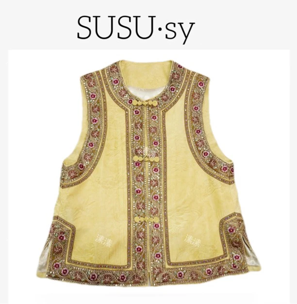 【花间辞】提花新中山外套马甲