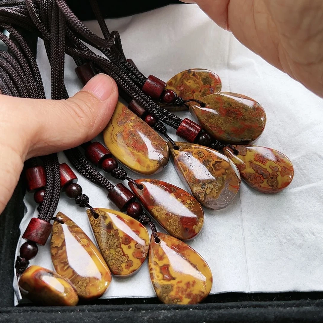 玛瑙/玉髓珠宝半成品未镶嵌随机10发一