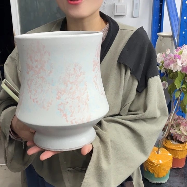 19×24 -粗陶花盆有孔-买买买