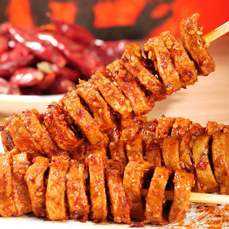 乡乡嘴烤面筋片麻辣烧烤解馋辣味零食休闲食品小吃豆干制品辣条