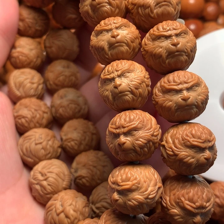 【闪购商品】猴头核桃手串䖉**訁悟空