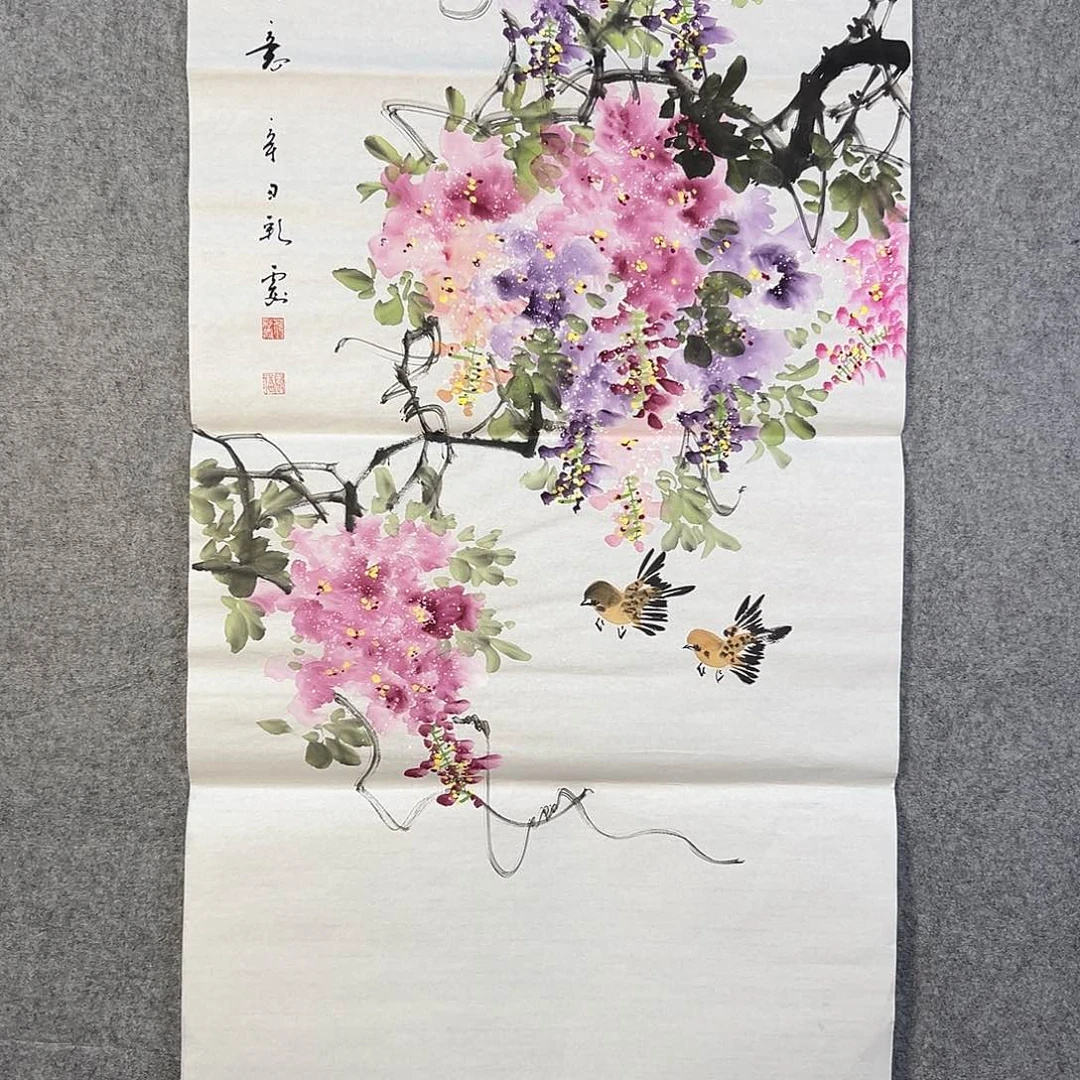 国画634 花鸟在此处飞翔也不太可能