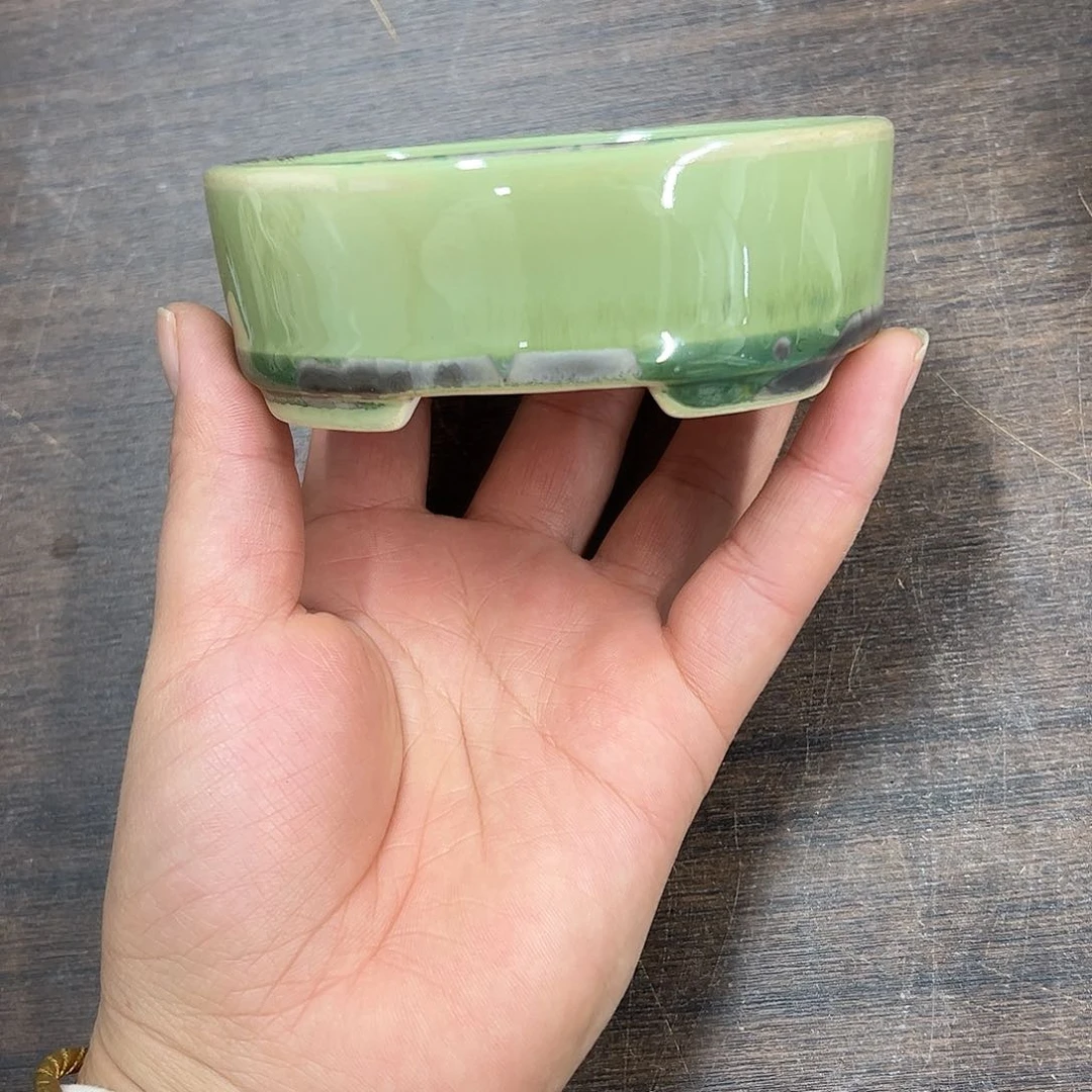 紫砂花盆707号微瑕10/8/3.5cm