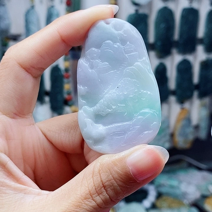 翡翠未镶嵌颈饰翡翠