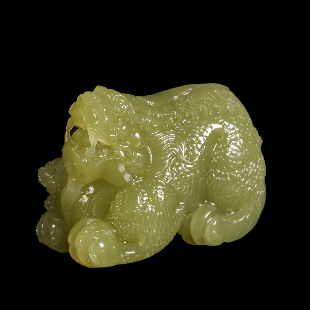 LOT.027和田玉子母貔貅/X4551