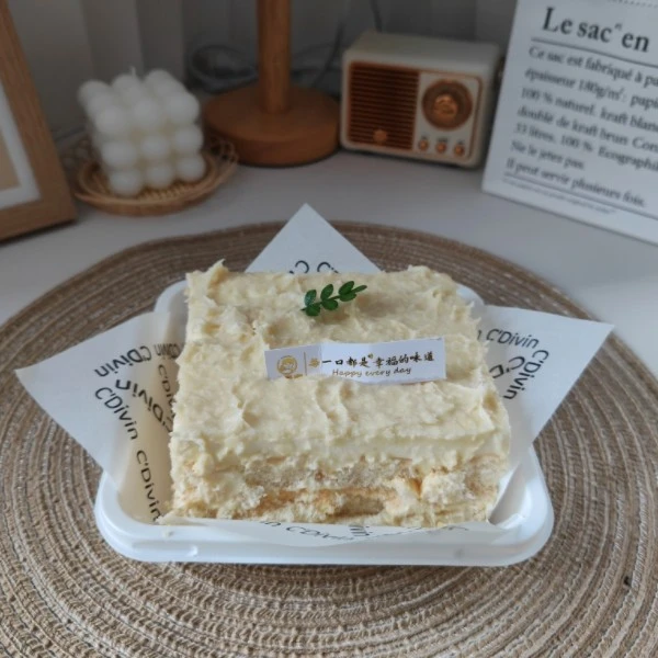 榴莲果肉提拉米苏