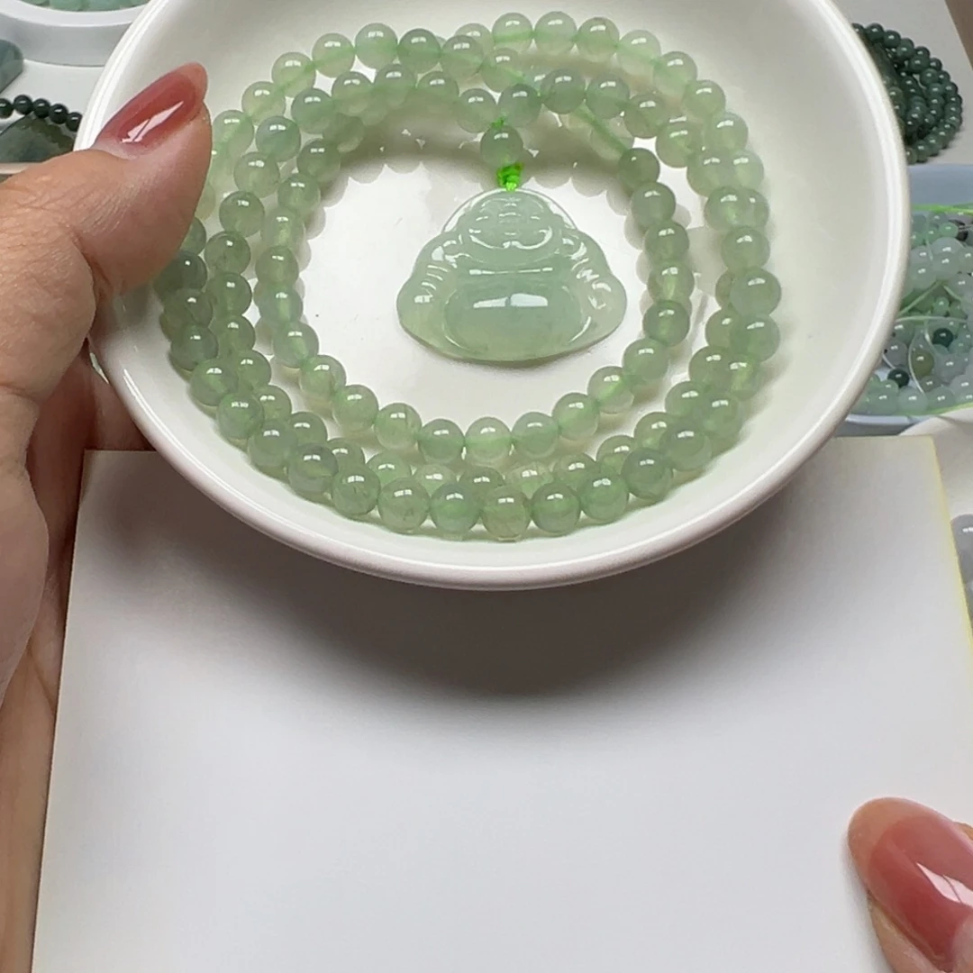 翡翠散珠。*纯天然缅甸翡翠A货一套，分20单