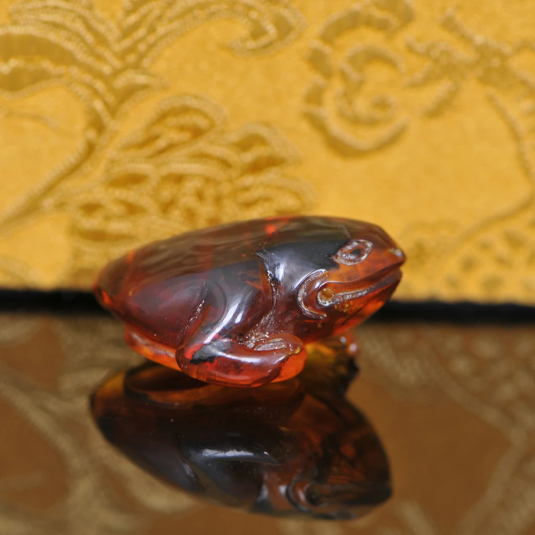 琥珀呱呱来财小坠 P1219