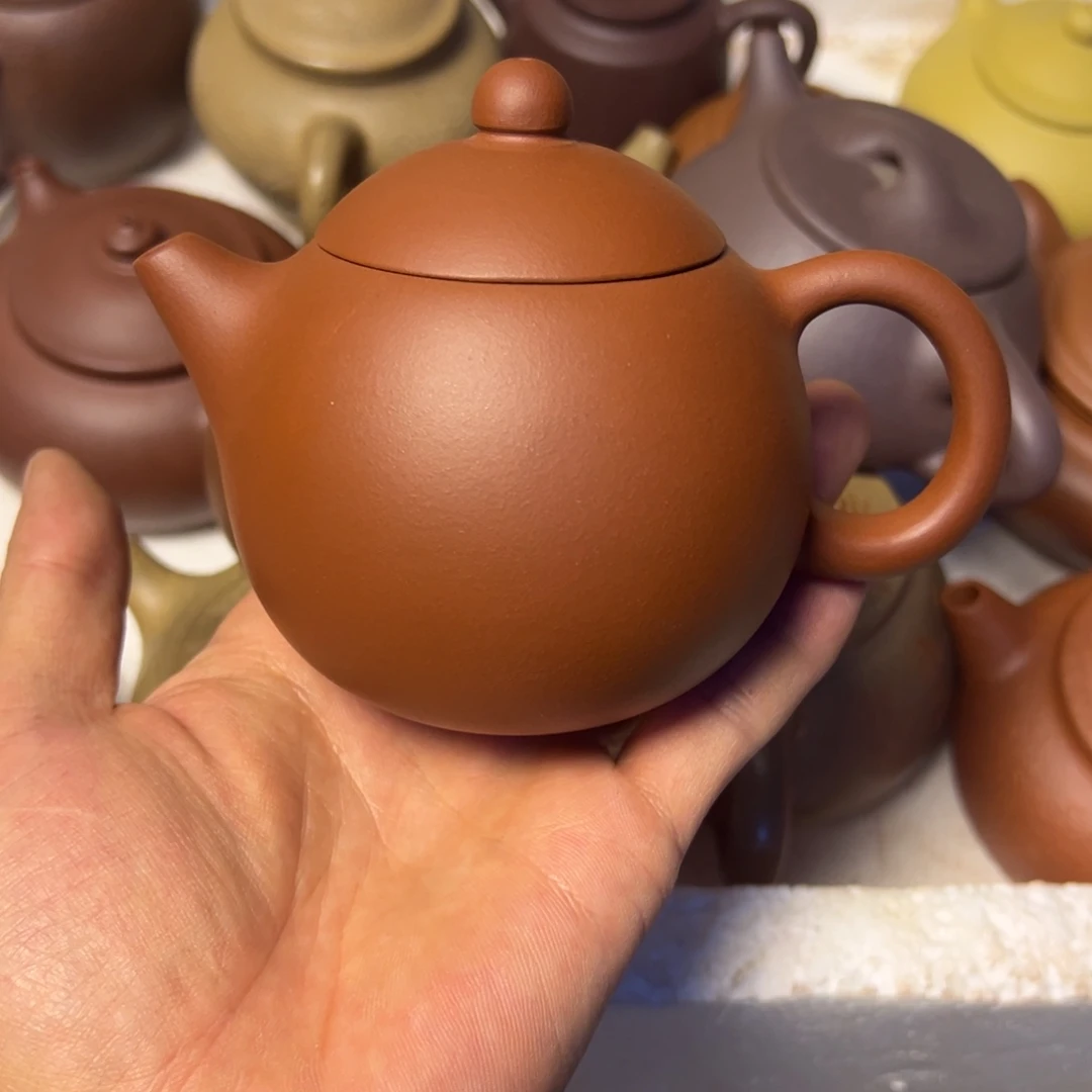 茶壶紫砂宜兴原矿紫砂壶240毫升容量