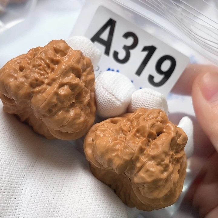 文玩核桃把件蛤蟆四开41 41