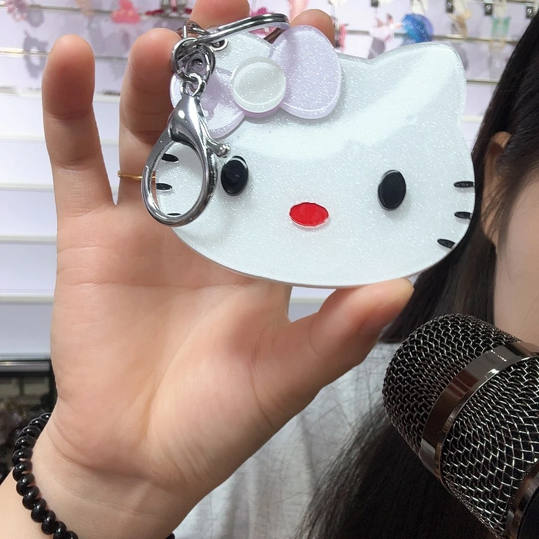 皮质铁合金镜子美少女