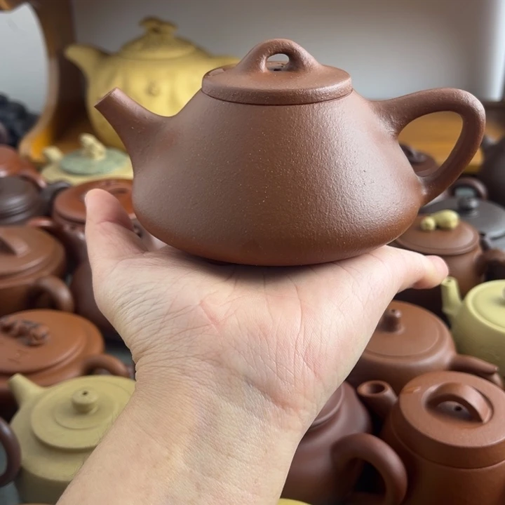 紫砂茶壶200cc底槽清半手
