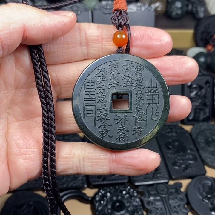 和田玉（青玉）未镶嵌颈饰