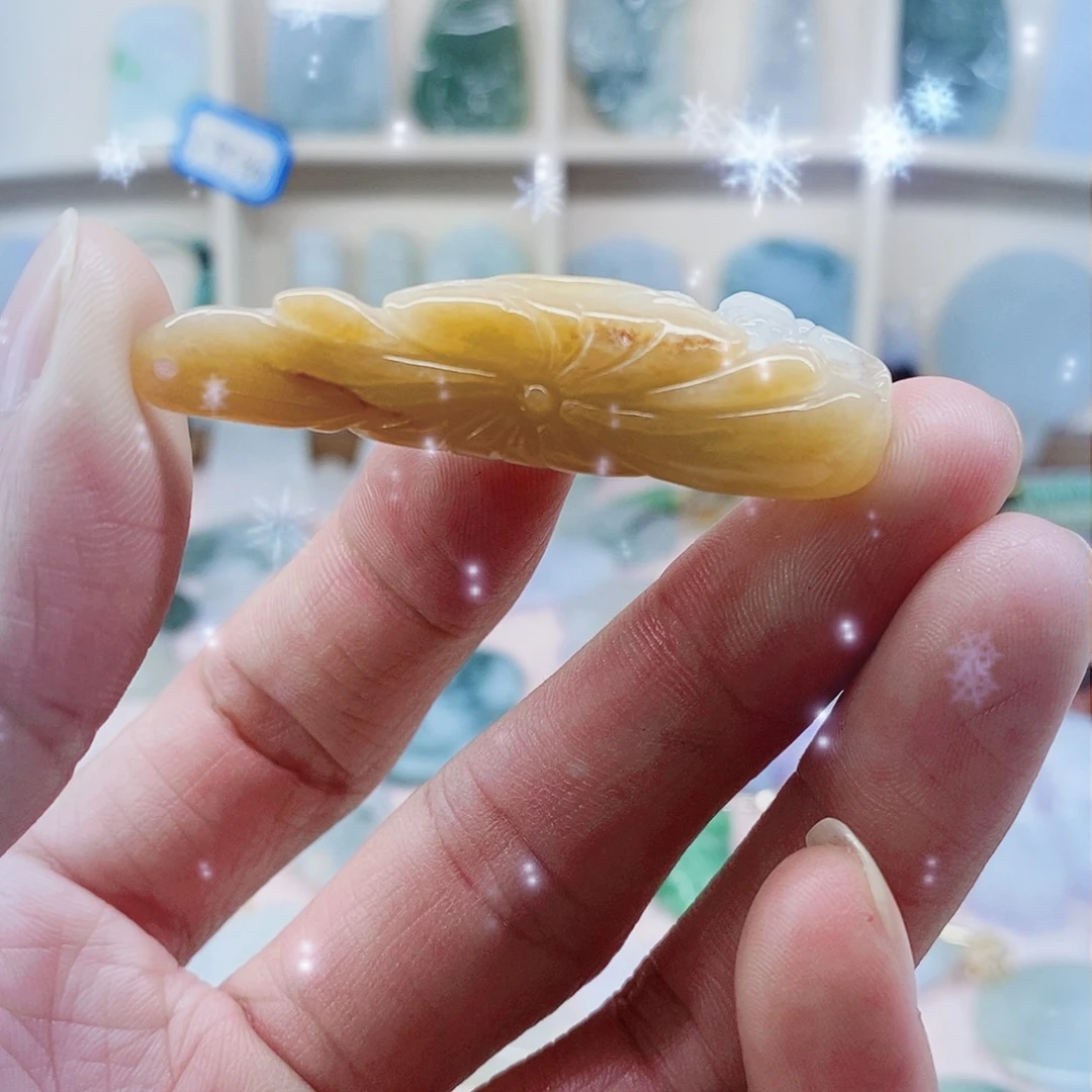 颈饰未镶嵌翡翠天然